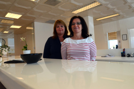 Maria Källberg och Marie Norrbacka vill göra livet enklare för Bergslagens företagare.